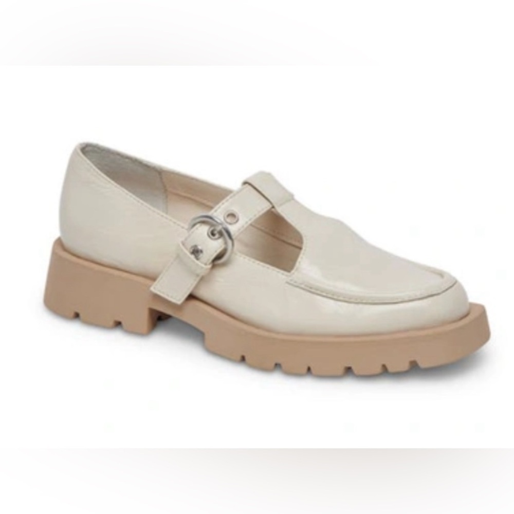 Dolce Vita Ebbie Loafers - Size 9- Cream